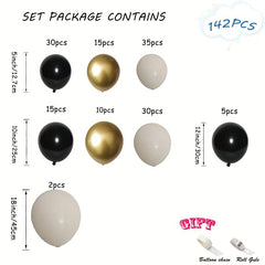 142pcs Christmas Halloween Wedding Birthday Balloons