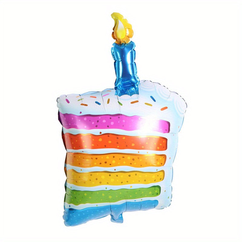 Birthday Cake Balloons Cartoon Decoration Dessert Ornaments