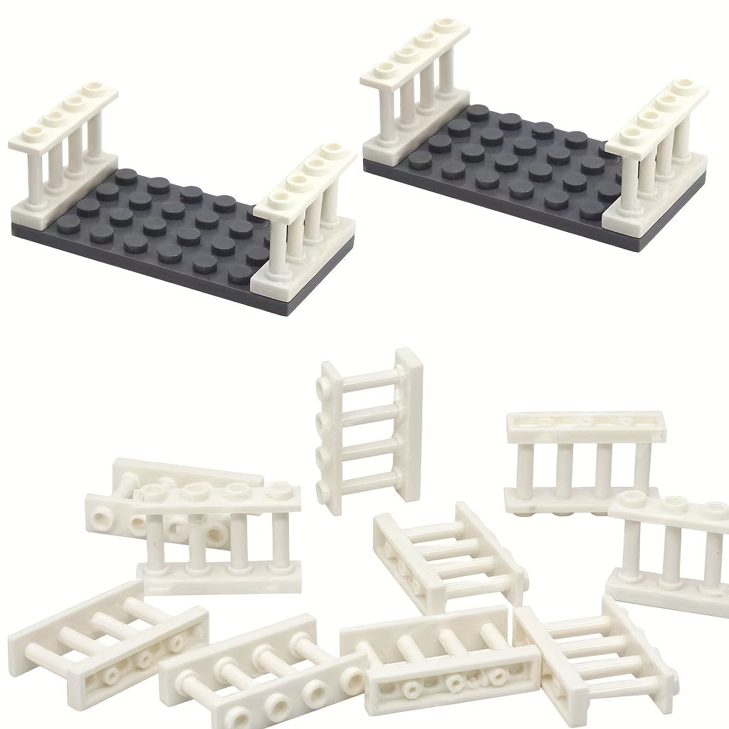 8pcs Railings 1/4 Small Particle Fence Accessories