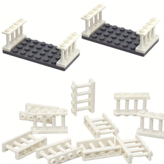 8pcs Railings 1/4 Small Particle Fence Accessories