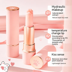 Moisturizing Lip Balm with Cat Claw Design