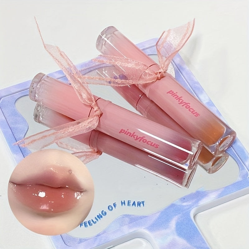 Jelly Moisturizing Lip Gloss Hydrating Lip Plumping Pearlescent