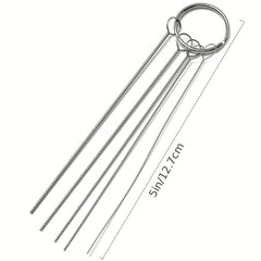 11pcs Injector Cleaning Tool Spray Gun Nozzle Needle Tool BL029 Screw Cover