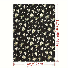 Artificial Cotton Fabric for DIY Clothes Pants Dress Quilt Single Quilt Cover