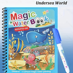 OU DAI Reusable Underwater World Magic Water Book Educational Drawing Toy