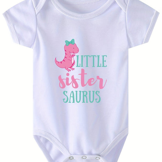 Dino Baby Romper Short Sleeve Newborn Jumpsuit