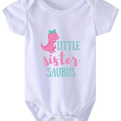 Dino Baby Romper Short Sleeve Newborn Jumpsuit