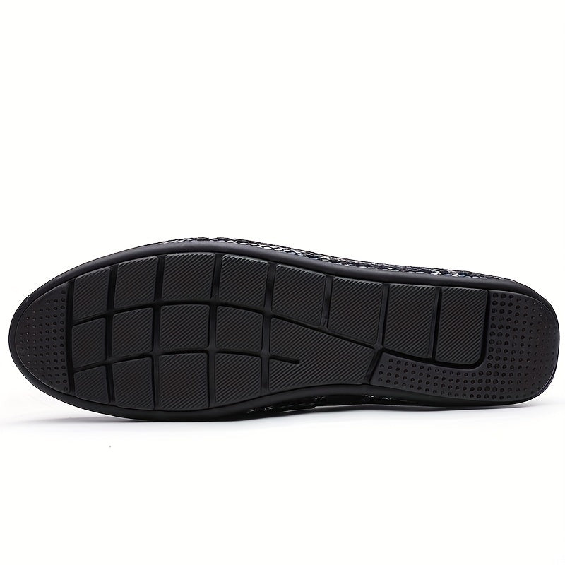 Men's Plaid Loafers Sneakers