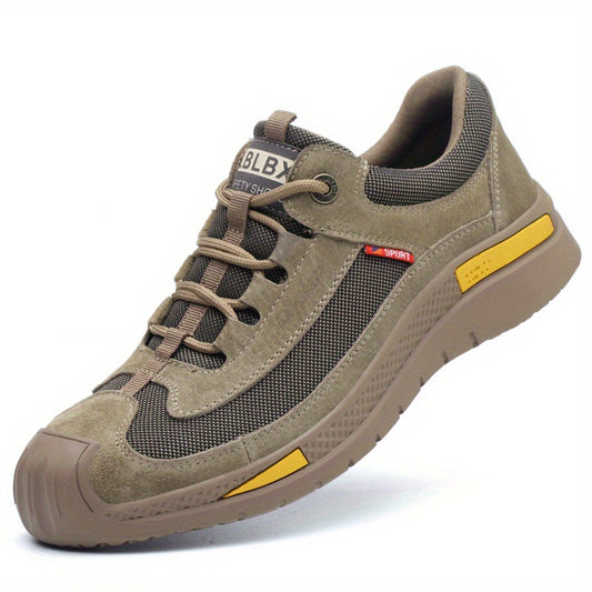 Men's Steel Toe Anti-Smashing Work Safety Shoes