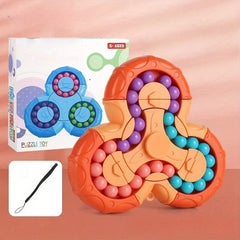 Rotating Block Toy for Stress Relief and Education