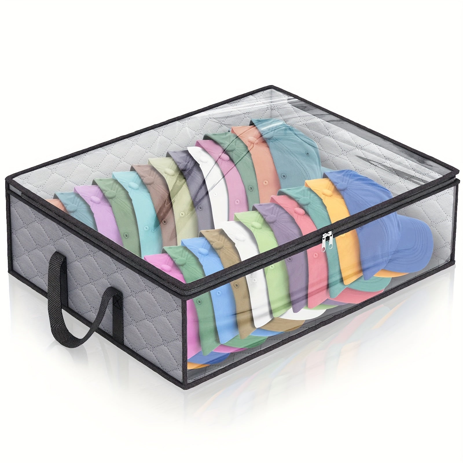 Baseball Cap Storage Box With Sturdy Handles Hat Storage Bag