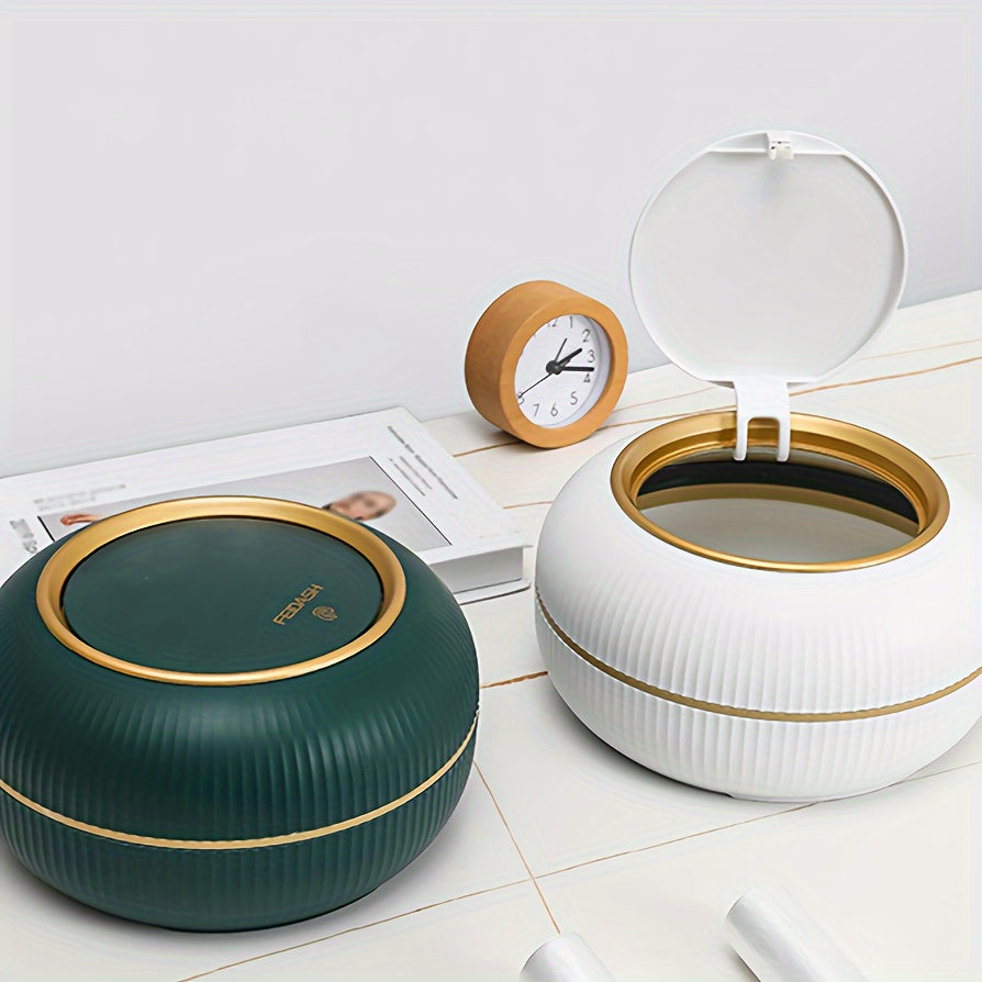 3L 9 5L Striped Trash Can for Living Room Office