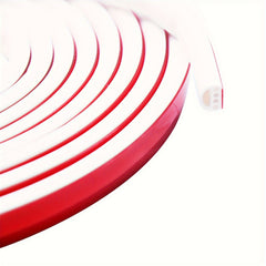 7Ft Silicone Door Weather Stripping Seal Strip Self Adhesive D Shape