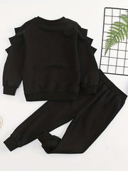 Boy's Halloween Style 2pcs Outfit Set for Fall