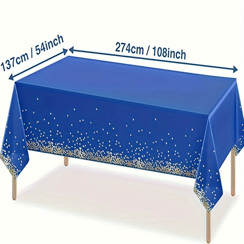 1pc Disposable Tablecloth For Birthday Wedding Party