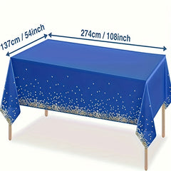 1pc Disposable Tablecloth For Birthday Wedding Party