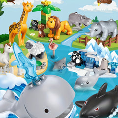 Animal Building Blocks Set Educational Construction Toys