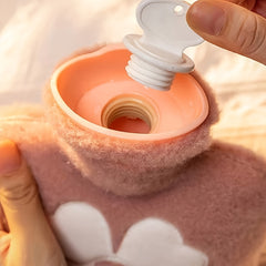 500ml Hot Water Bag Hand Warmer with Plush Cover
