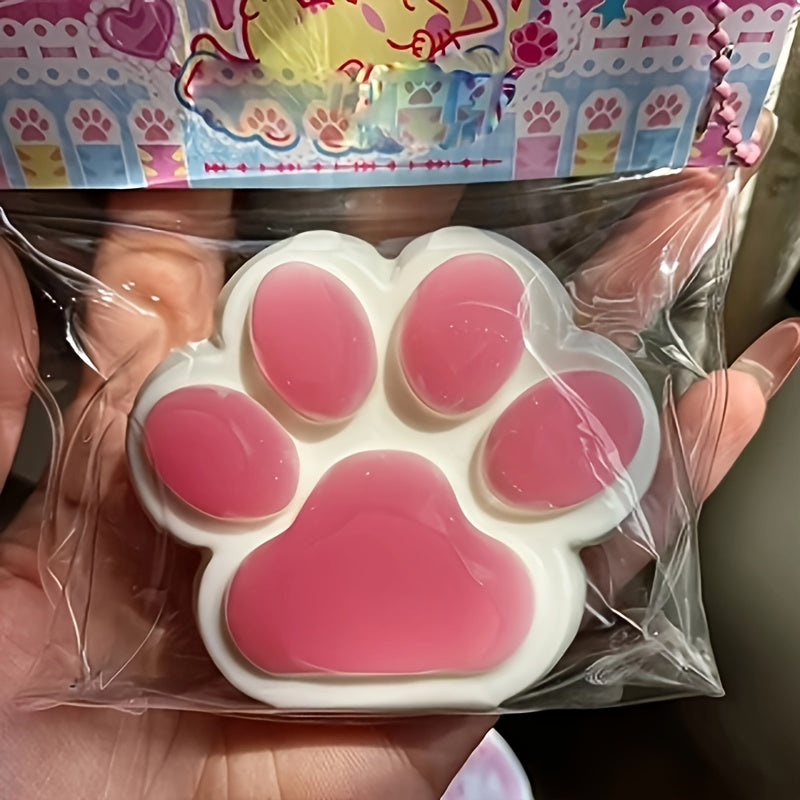 Realistic Clay Cat Paw Toy Slow Rebound for Kids & Adults