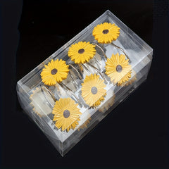 12pcs Sunflower Shower Curtain Hooks for Stylish Bathroom Decor