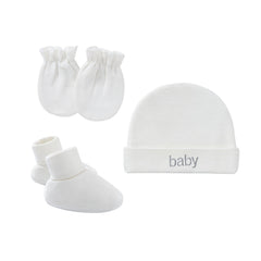 Newborn Fetal Cap & Gloves & Foot Covers Set for Baby Photography Props