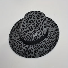 Leopard Print Jazz Hats for Men and Women