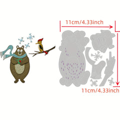 1pc Christmas Metal Cutting Dies Scrapbook Decoration Stencil DIY Card