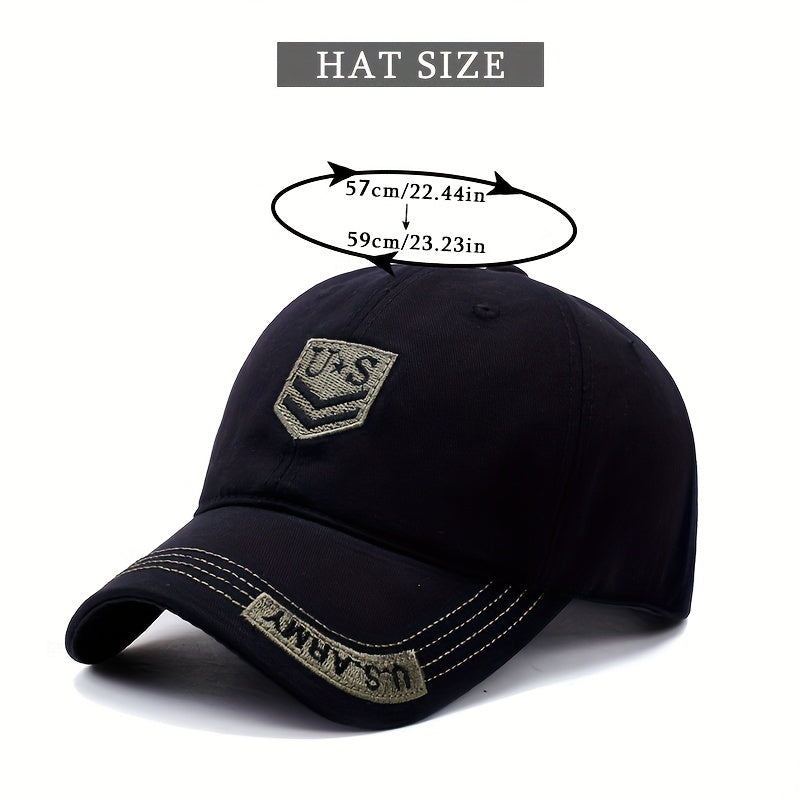 Army Embroidery Baseball Cap Tactical Sunscreen Sports Hat