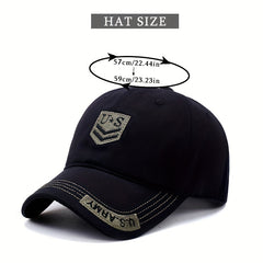 Army Embroidery Baseball Cap Tactical Sunscreen Sports Hat