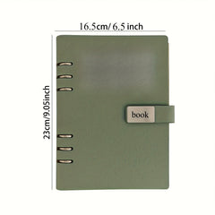 Personalized A5PU Leather Notebook Customized Name Glossy Surface