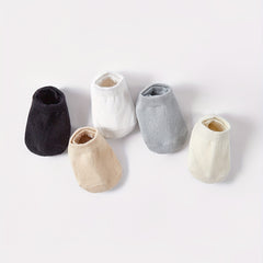 5 Pairs Baby Boat Socks Non Slip for Summer