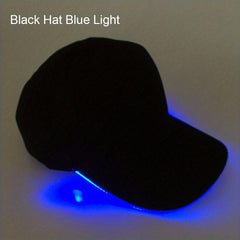 LED Light Up Baseball Cap Glowing Hat for Party Hip hop Running