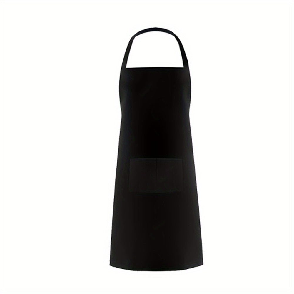 Polyester Apron Adjustable Unisex Cooking Apron Solid Chef Waiter Adult Apron