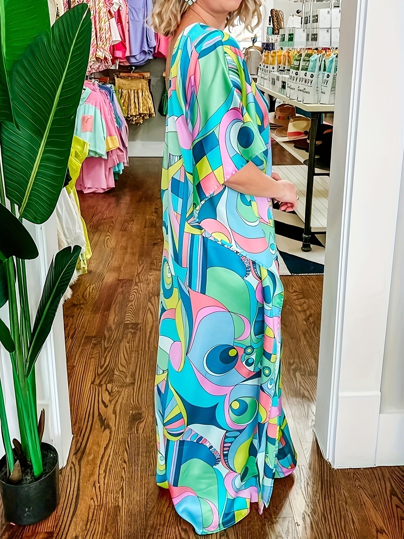 One Shoulder Maxi Dress