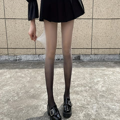 Ombre Ultra Thin High Waist Sheer Slimming Pantyhose