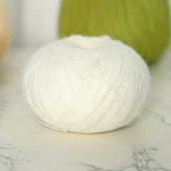 2 Pack Soft Mohair Knit Yarn 50g Roll Cozy DIY Knitting Sweaters Scarves Hats