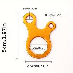 3PCS Windproof Rope Buckle Non slip Rope Tightening Quick Knot