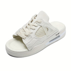 Men's Non Slip Platform Slides For Summer Beach Shoes