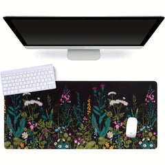 Large Gaming Mouse Pad with Rubber Base & Sewn Edge