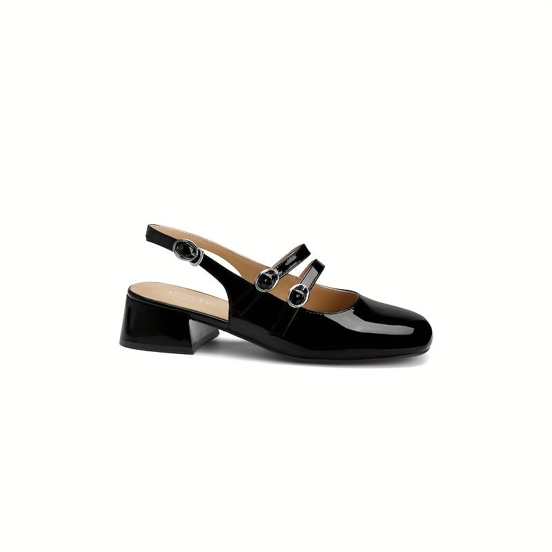 Women's Square Toe Mary Jane Sandals