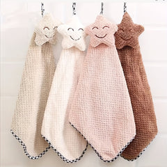 Star Shaped Hand Towel for Bathroom and Kitchen