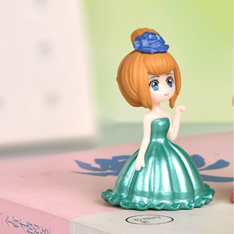 Princess Skirt Girl Micro Landscape DIY Cake Decoration Accessories