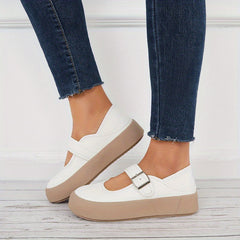 Women's Platform Mary Jane Non Slip Loafers