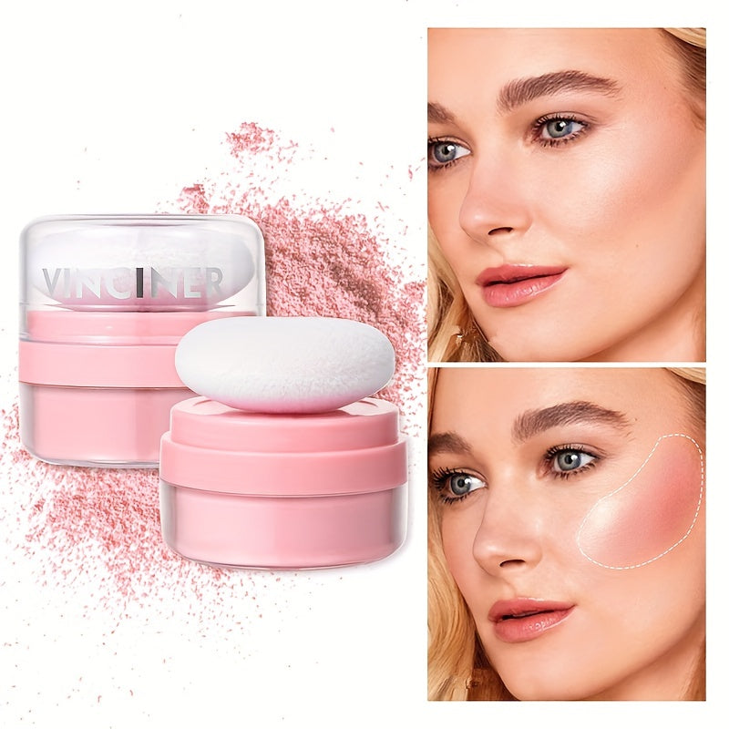 Skin-Friendly Nude Makeup Blush Powder