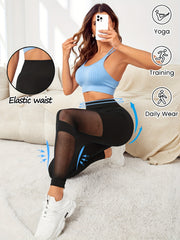 Hollow Breathable Yoga Pants Stretch Leggings