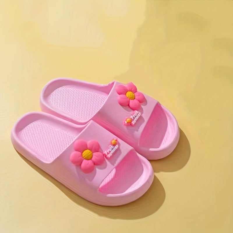 JIAGEYA Flower Slippers For Boys Lightweight Indoor Slippers