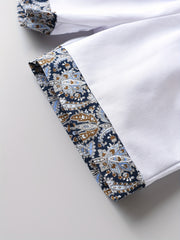 Boys Retro Flower Pattern Shorts Soft Comfortable Breathable For Summer Kids