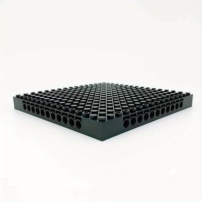 11pc Building Blocks Set with 10 Pins & Mosaic Pop Pixel Painting Base Plate