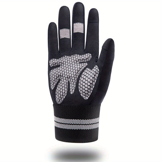 Breathable Fitness Gloves Wrist Wrap Support Full Palm Protection