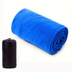 Plush Sleeping Bag Liner Warmth Zipper Camping Travel